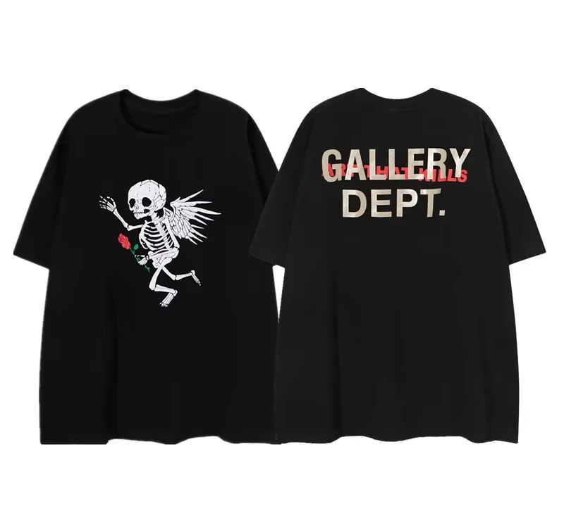 Streetwear High End Brand - Футболка Skull Angel, высококачественная модная брендовая