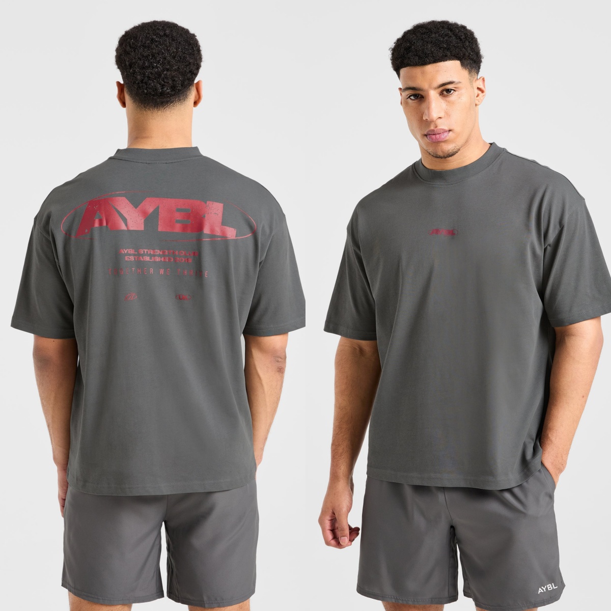 Streetwear Brand Red Logo - Футболка с красным логотипом бренда Strength