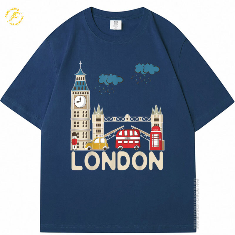 Streetwear Brands London - Футболка Rainy London, милая сувенирная футболка