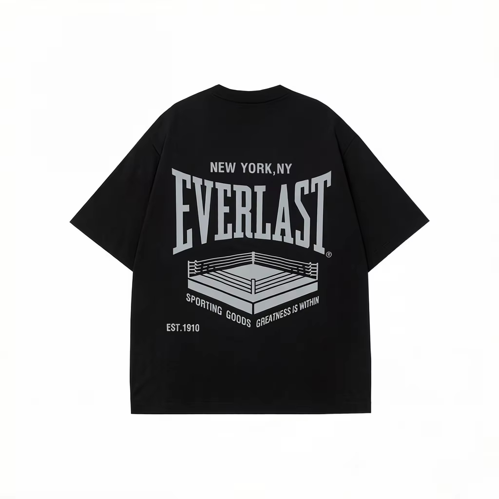 Streetwear Brand Rings - Футболка с принтом «Боксерский ринг» для
