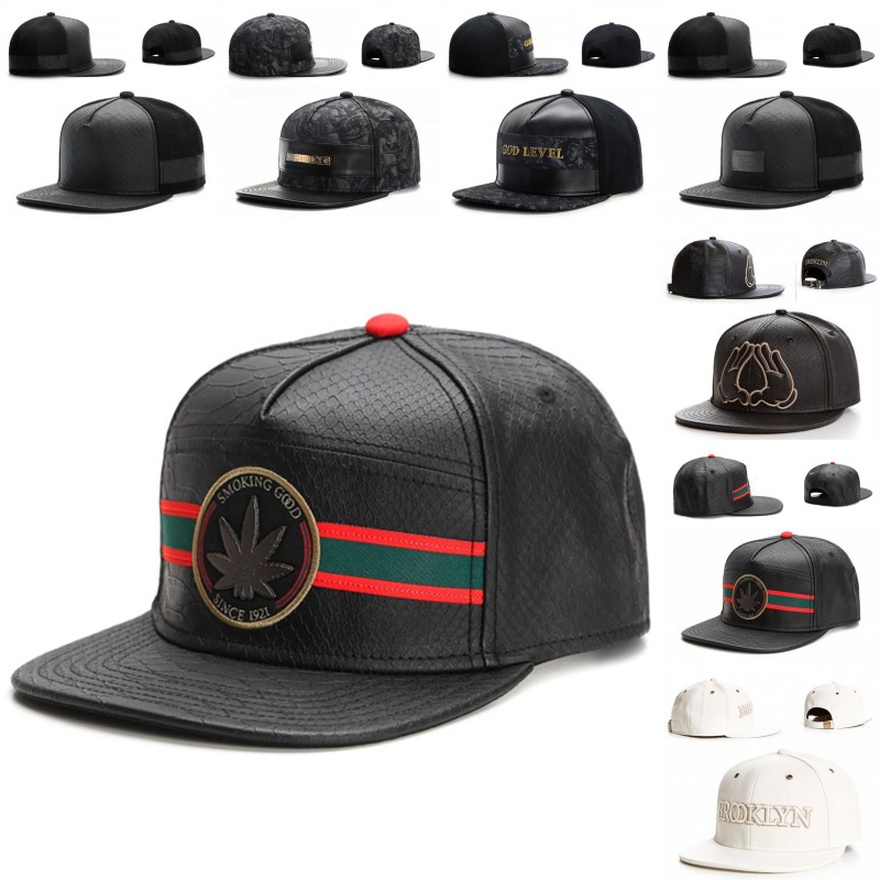 Streetwear Brand Beanie - Бейсболка из натуральной кожи от модного