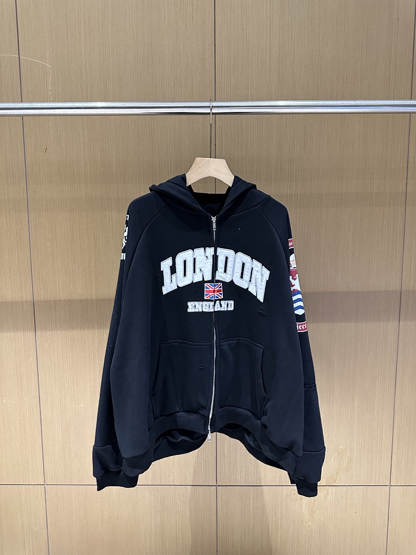 Streetwear Brands London - Худи на молнии унисекс 25S с