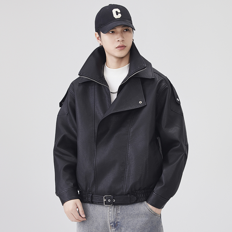 Осенне-зимняя кожаная куртка,  – обзор и цена Streetwear Brand Vintage