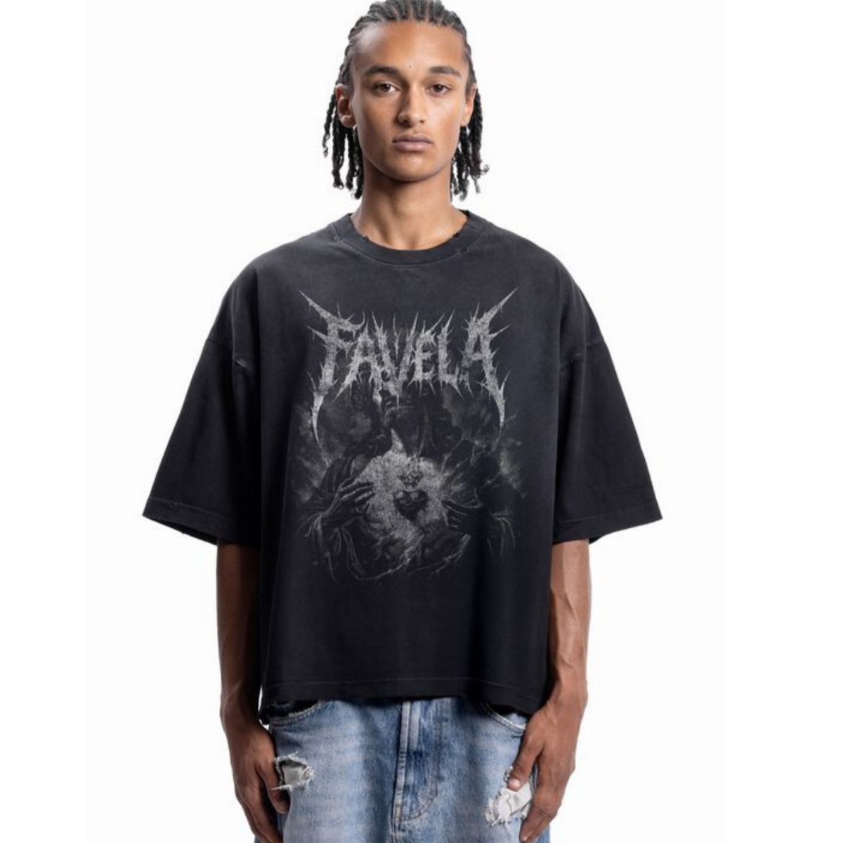 Футболка с принтом Sacred Hear – обзор и цена Streetwear Brand Fonts