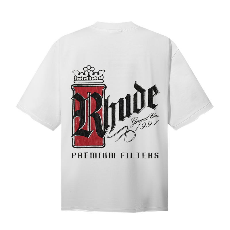 Футболка Rhude с буквенным при – обзор и цена Streetwear Brand Trends